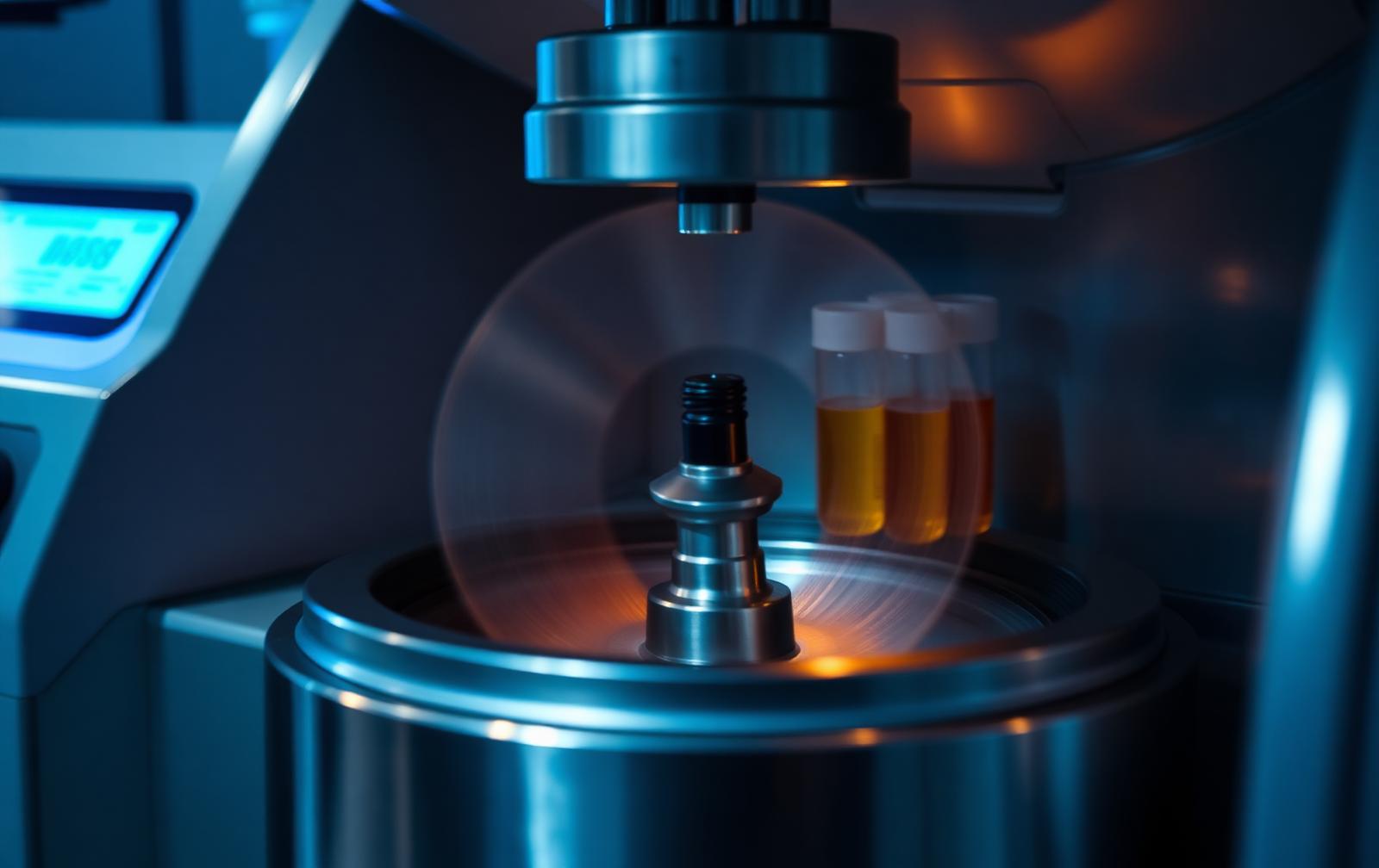 Laborzentrifuge in Betrieb